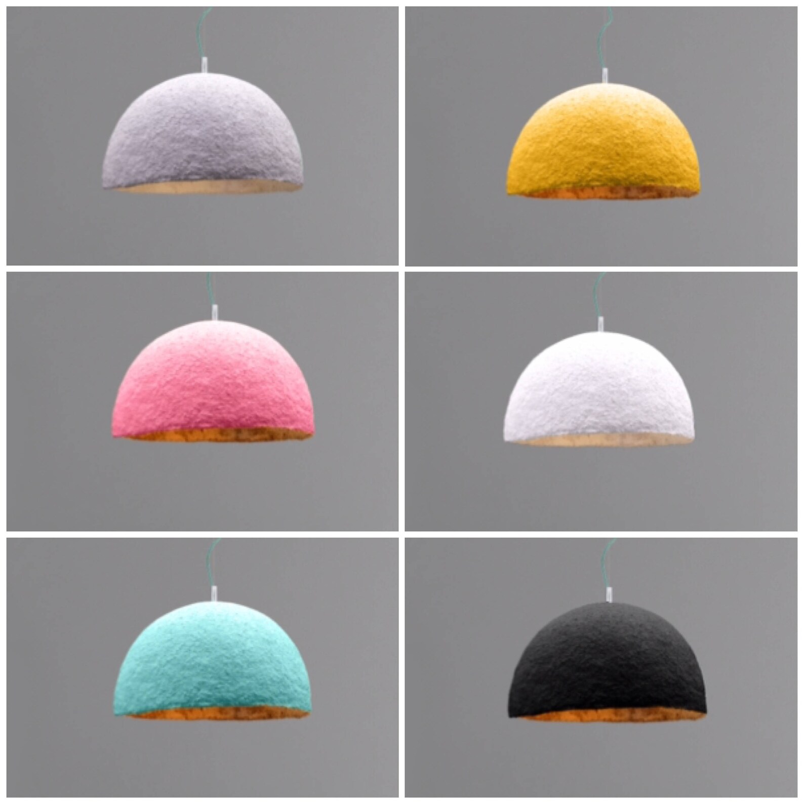 Papier Mache Pendant Pendant Light Paper Mache Lamp Design Etsy