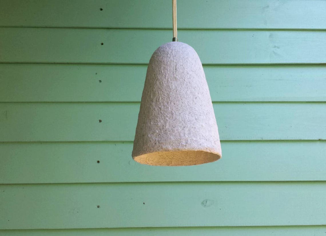 Paper Mache Hanging Lamp Design Lampshade Design Paper Lamp Etsy