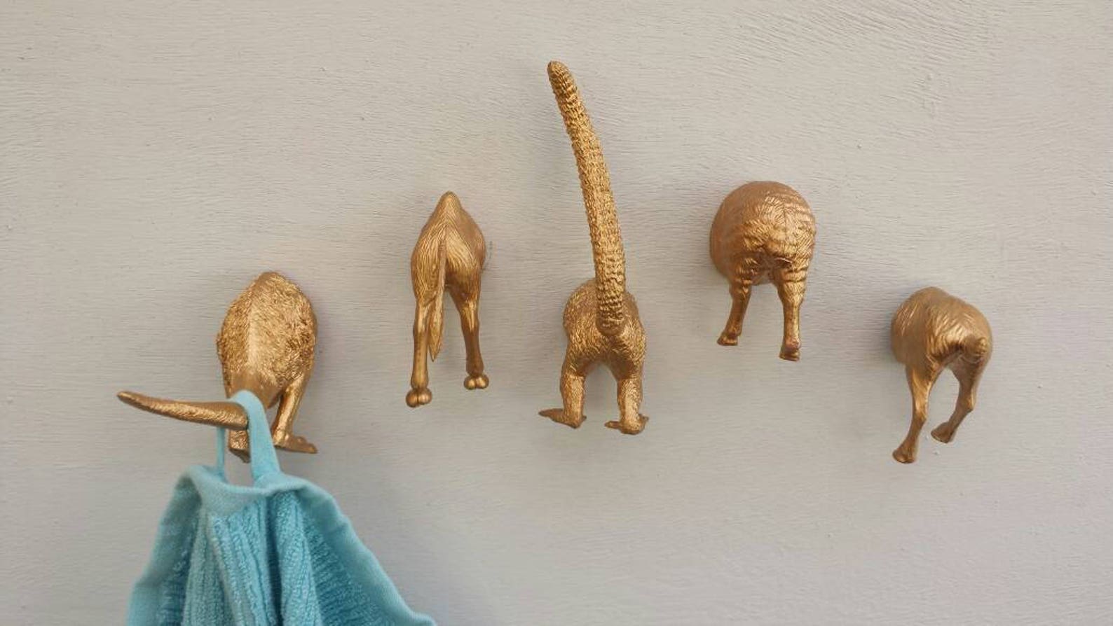 SALE 41 Animal wall Hook Wall Hooks Coat hook Monochrome Etsy