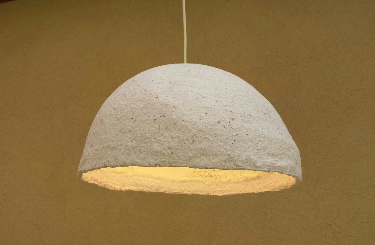 Paper Mache Lampshade Designer Lighting Etsy