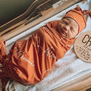 baby swaddle blankets with name