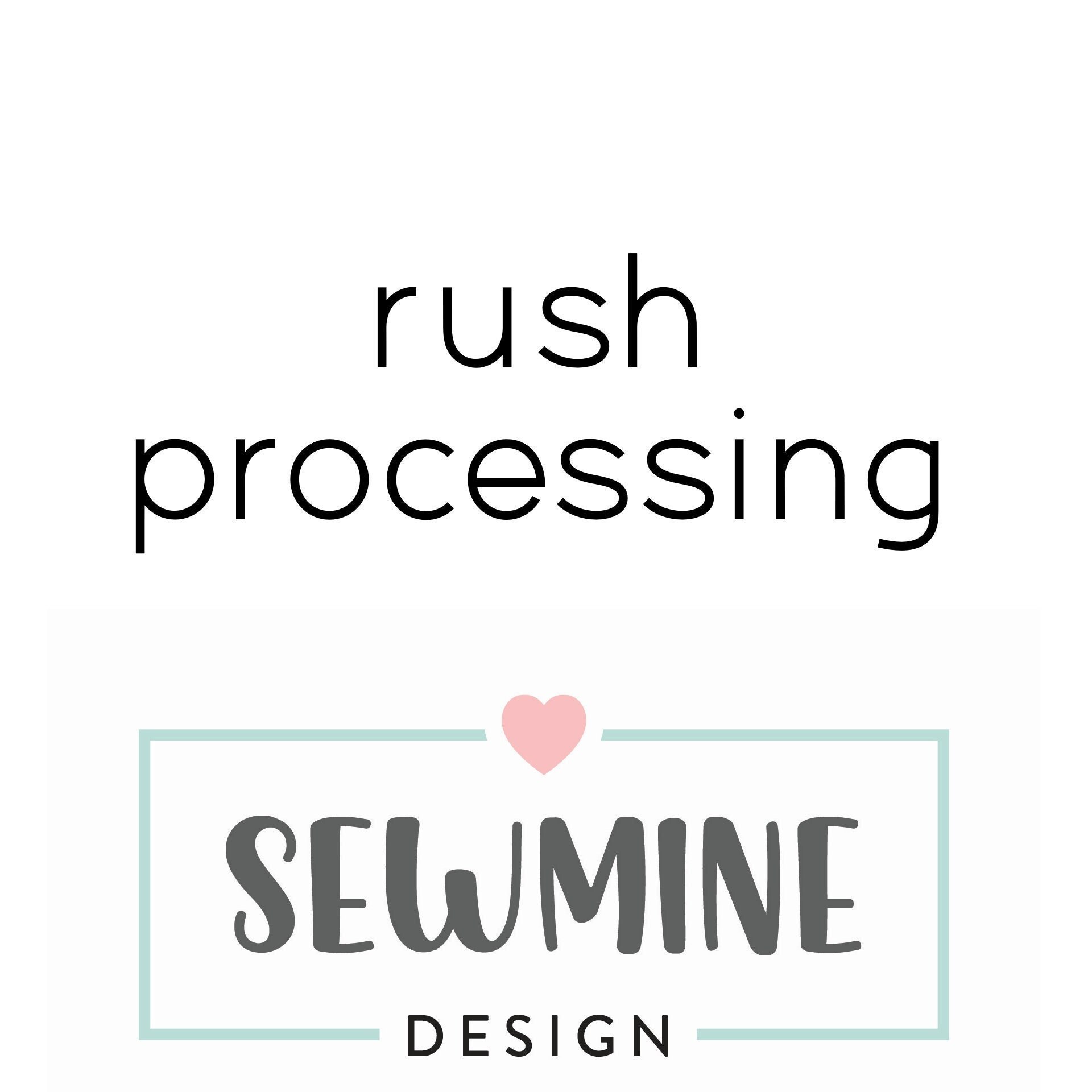 Rush Processing 3 5 BUSINESS DAYS Gowns Top pants 10 12 Business Days
