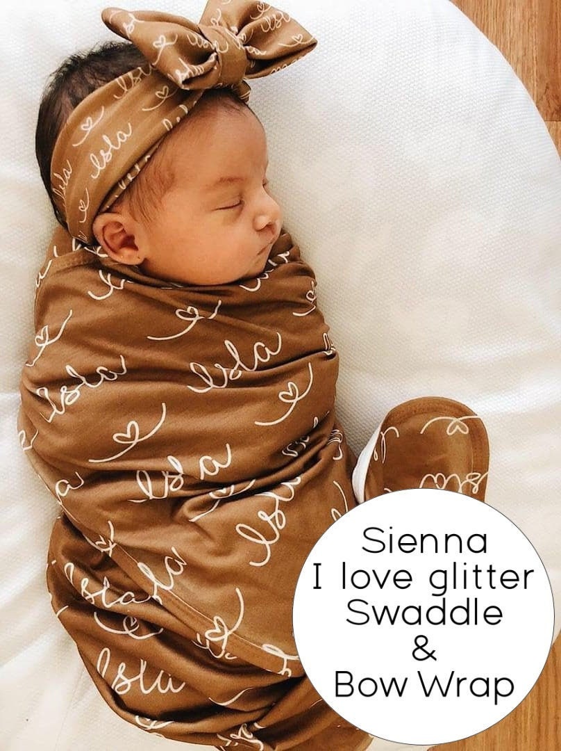 SewMine CPSC personalized receiving baby swaddle blanket Etsy