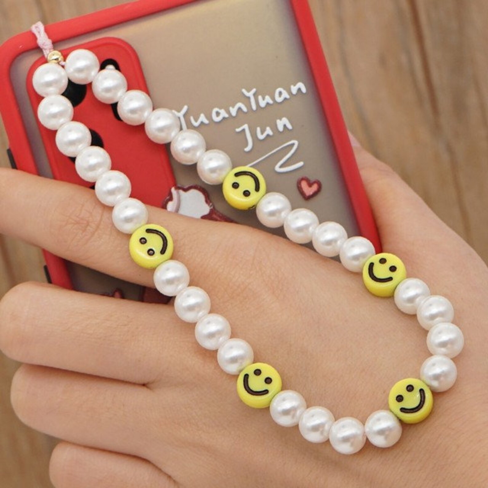 10Pcs 2021 New Phone Charm Pearl Beads Lanyard Mobile Chains Etsy
