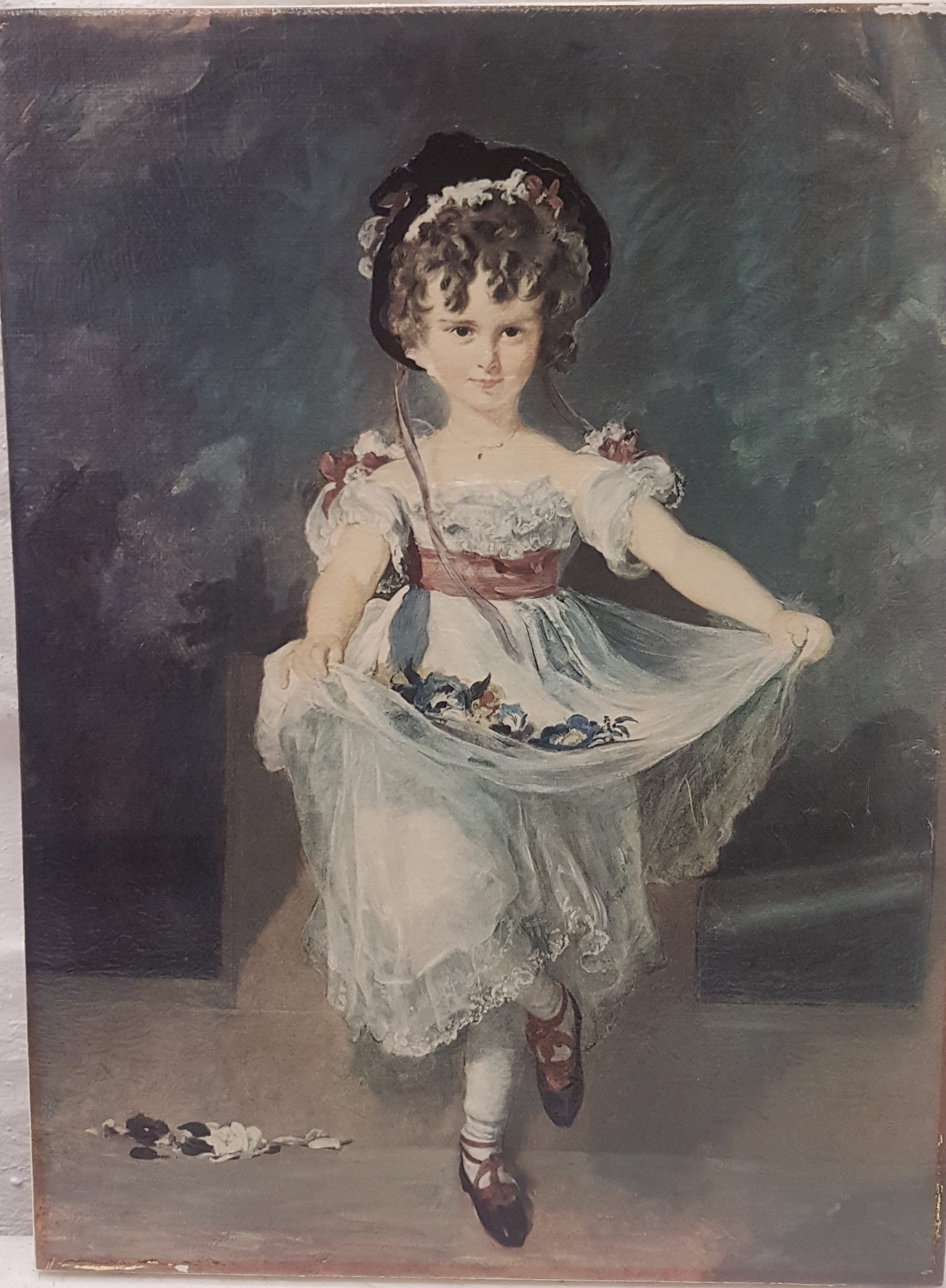 Fine Art Oil Painting of Miss Murray, Reproduction on Stretched Canvas ...