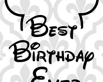 Download Mickey mouse birthday svg | Etsy