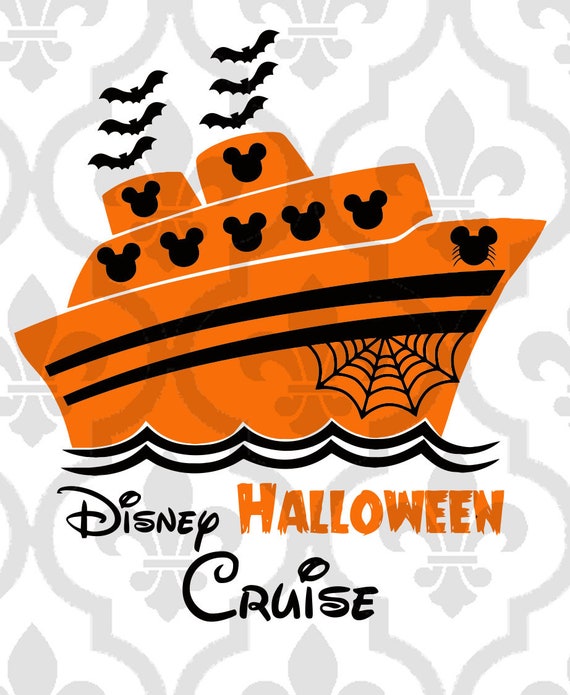 Disney Halloween Cruise Ship Cutting or Printing Digital File Etsy