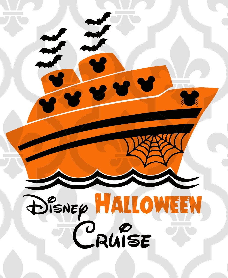 Disney Halloween Cruise Ship Cutting or Printing Digital File Etsy
