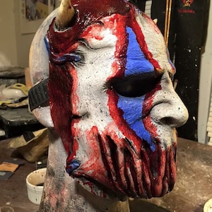 Clown Demon half mask