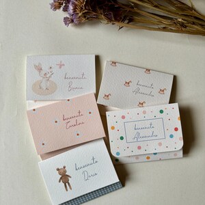 Bustina carta confetti nascita
