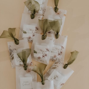 Bustina in carta trasparente per confetti nascita/matrimonio/promessa/battesimo