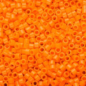 DB1133 - MIYUKI DELICA, Opaque Mandarin  Japanese Seed Beads Size 11/0