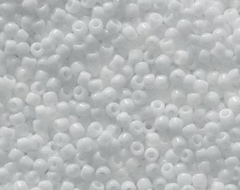 TR-15-41 - TOHO Runde Rocailles Größe 15/0 Opak Weiß