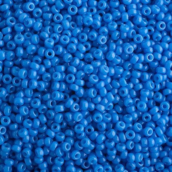 TR-11-43d - TOHO Round Seed Beads Size 11/0 Opaque Cornflower