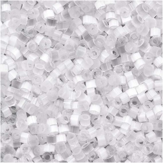 Miyuki Delica 11/0 Japanese Glass Beads - Crystal Silk Satin, 50 Gram Bag - View #5