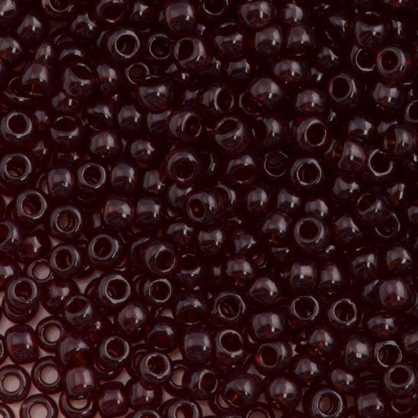 TR-11-5d TOHO Round Seed Beads 11/0 size Transparent Garnet