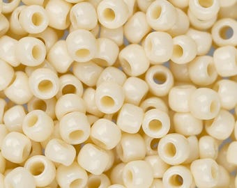 TR-11-51 - TOHO seed beads 11/0 size Opaque Lt Beige Cream Color