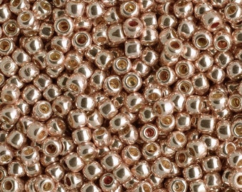 TR-11-pf552 - TOHO Round Seed Beads 11/0 size PermaFinish Sweet Blush