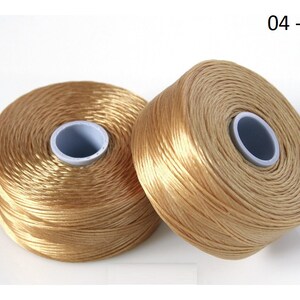 Linha de Nylon para Contas S-Lon: Tamanho D, Carretel de 78 Jardas, 12 Cores - Fabricado nos EUA imagem 5