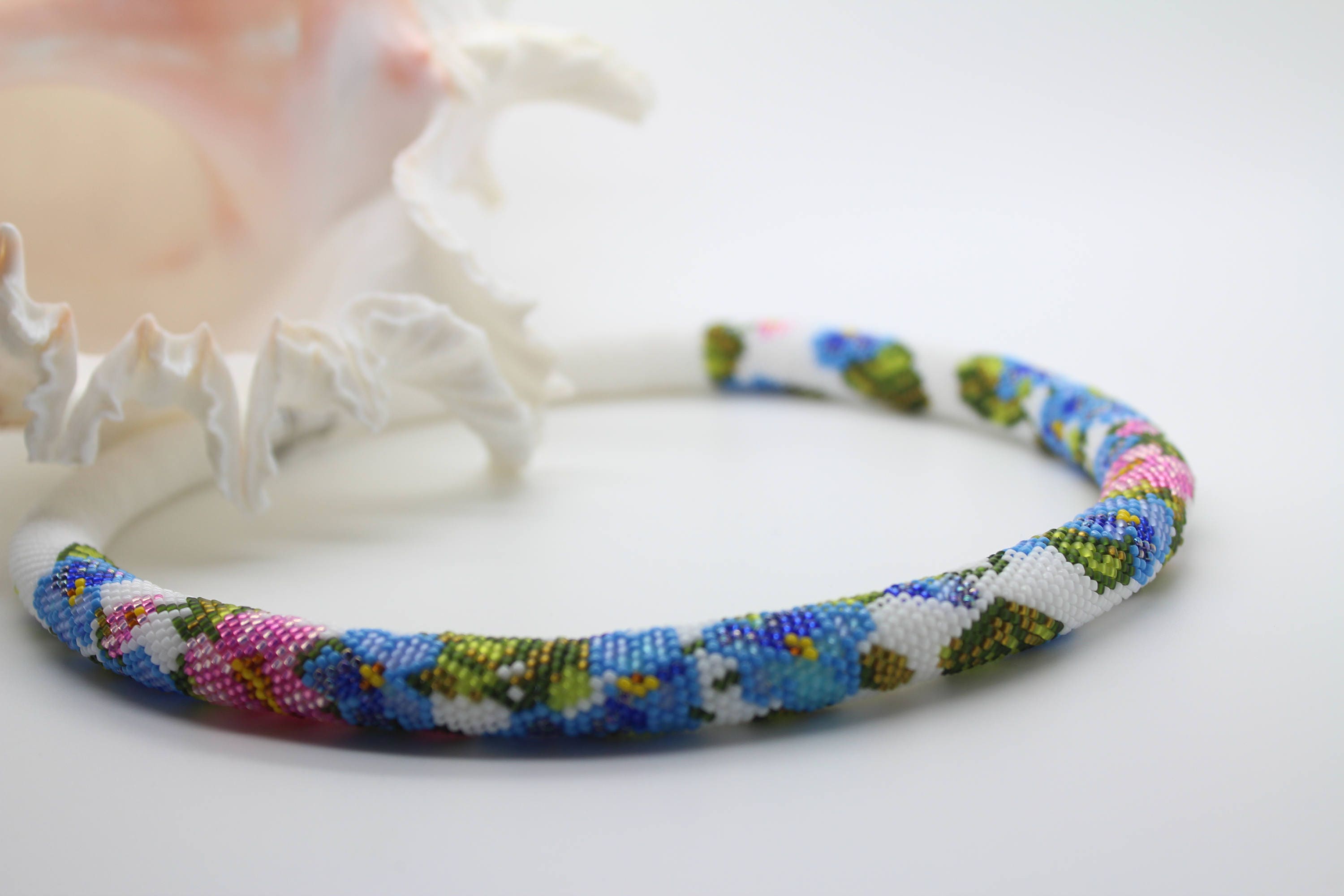Crochet Explosion Bead Crochet PATTERN -