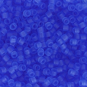 DB1270 - MIYUKI DELICA, Transparent Azure Matt, Japanese Seed Beads Size 11/0