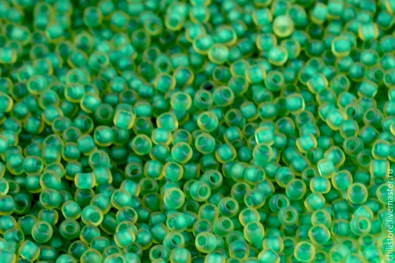 Frosted Light Siam Ruby Red Toho Japanese Seed Beads 3.0 mm 10g Size 8//0