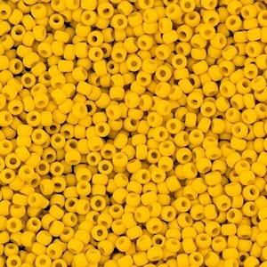 TR-11-42BF TOHO seed beads 11/0 size  Opaque Frosted Sunshine