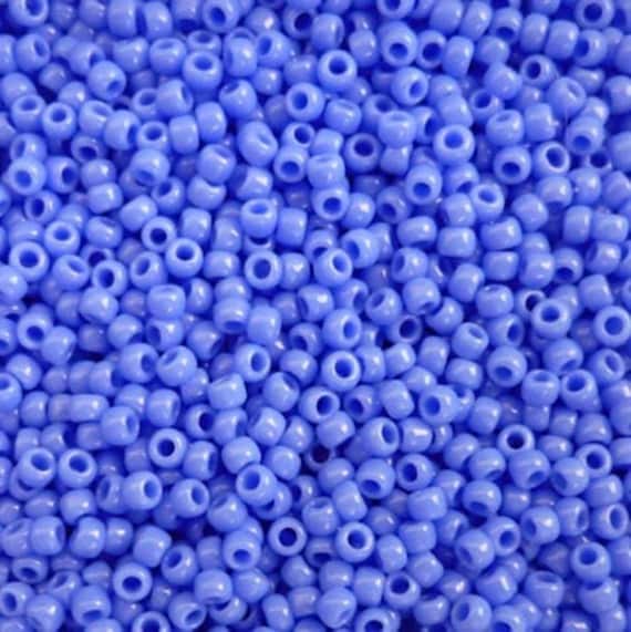 TR-11-48L - TOHO Round Seed Beads Size 11/0  Opaque Periwinkle