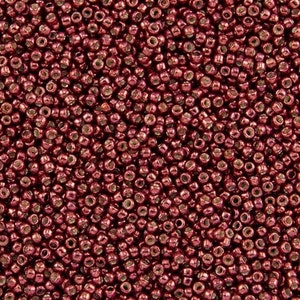 TR-11-PF564 - TOHO Round Seed Beads 11/0 size Galvanized Brick Red
