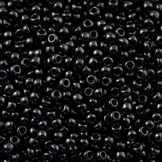Demi 8-49F, Toho 8g Opaque Frosted Jet Demi 8-49F, Toho 8g Opaque Frosted Jet