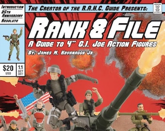 Rank & File volumen 1.1 Guía G.I. Joe 2007-2009 Libro de referencia Cobra Commander Duke Snake Eyes Storm Shadow Zartan Destro Scarlett