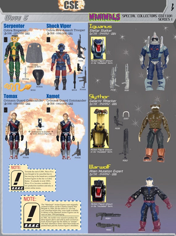 Joe 1997-2007 Reference book Cobra Commander Duke Guide G.I R.A.H.C