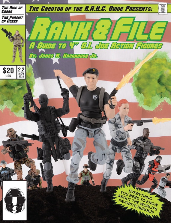 Rank & File volume 2.2 Guide G.I. Joe 2007-2009 Reference book Cobra Commander Duke Snake Eyes Storm Shadow Zartan Destro Scarlett