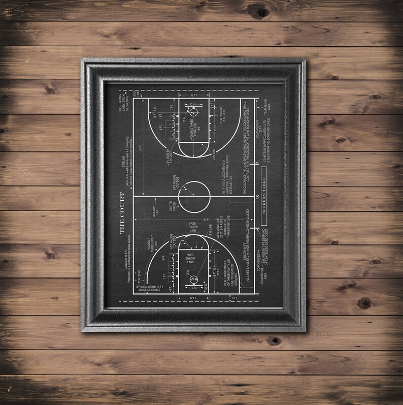 Basketball Art Prints Set of 12 Basketball Decor Basketball Etsy