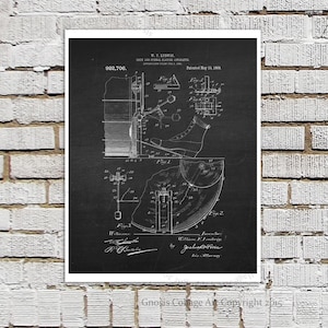 Trommel und Becken Patent Kunst auf Tafel Hintergrund - Musikzimmer Dekor, Musiker Wand dekor, Geschenk für Schlagzeuger, Schlagzeuger Dekor Idee, Wandkunst