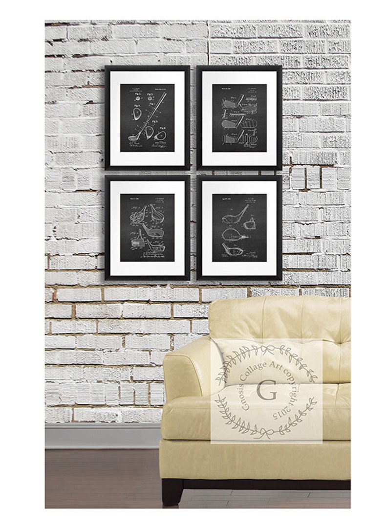 Golf Course Home Decor Housewarming Gift Golf Club Poster Etsy