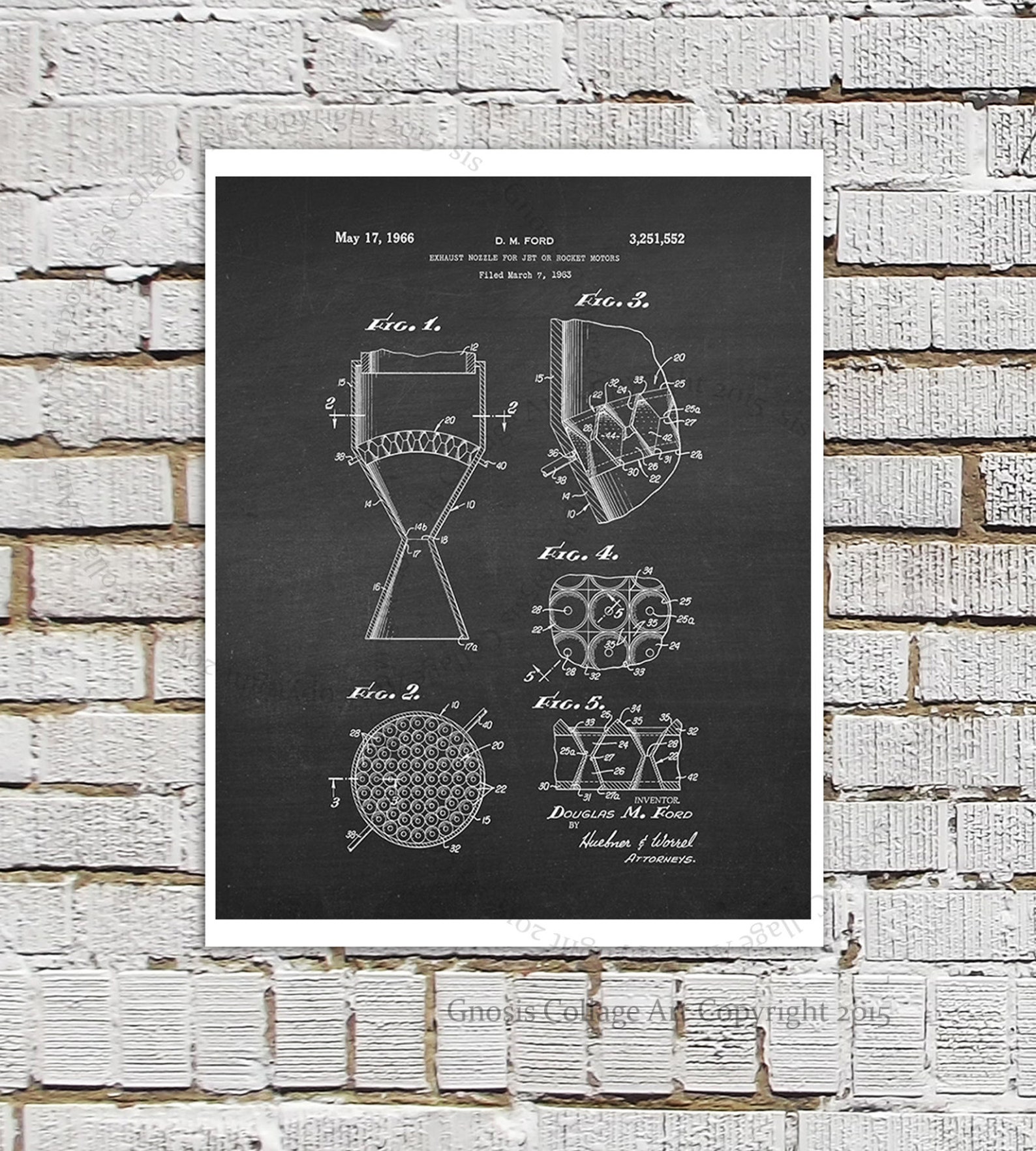 Rocket Patent Prints Set – Space Nursery Decor, NASA Blueprint Art - Etsy
