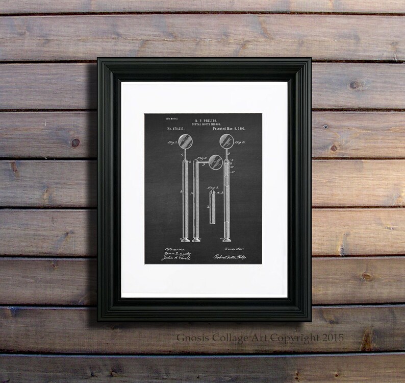 Dentist Office Decor Patents Wall art set of 4 Dentistry | Etsy