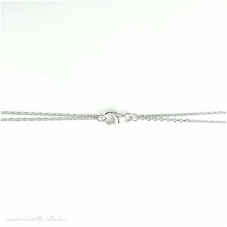 Collier Pendentif Solitaire Carré CZ 2 Carats - Laiton Doré, Chaîne Rolo 18 Pouces - Neuf Sans Boîte