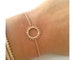 Gold-plated sun bracelet 750- Gold-plated bracelet 750/000 dreamcatcher, esoteric, catches dreams - 18k gold plated sun moon bracelet 