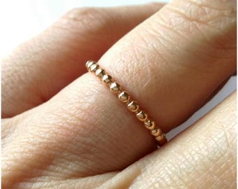 Ring ring, wedding ring, thin ring, gold plated superposable ring 750/000- Fine ring 750 gold plated, ring gold alliance