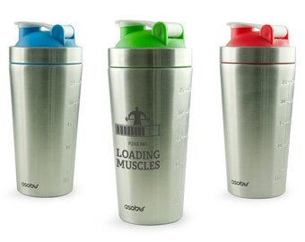 Personalized Shaker Cup, Custom Protein Shaker Fitness Gift, Engraved Stainless Steel Shaker Cup, Gift for Boyfriend, Father's Day Gift