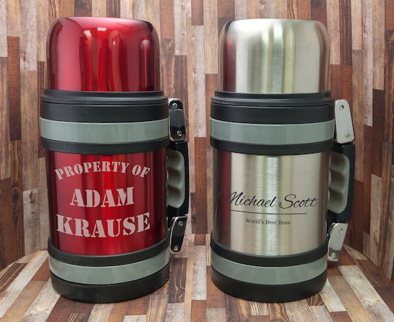 Stainless Steel Thermos & Tumbler Gift Set - Personalization Available