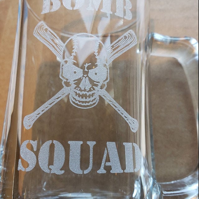 Personalized Sports Beer Mug Set of 2 Custom 15 Oz. Glass Etsy