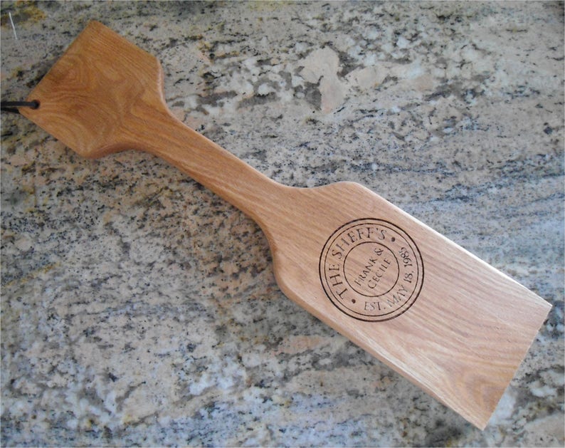 Personalized Wood Grill Cleaner Laser Engraved Father's Etsy Canada