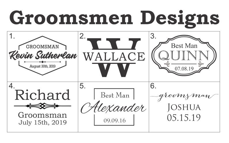 Personalized Groomsman Gift, Insulated Stainless Steel Beer Cooler for Groomsmen, Custom Beer Gift for Groomsman image 5