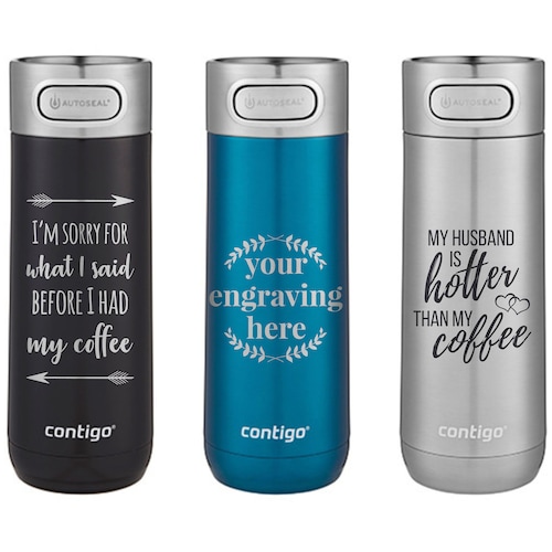 Personalized Travel Mug 16 Oz. Contigo Westloop Insulated Etsy