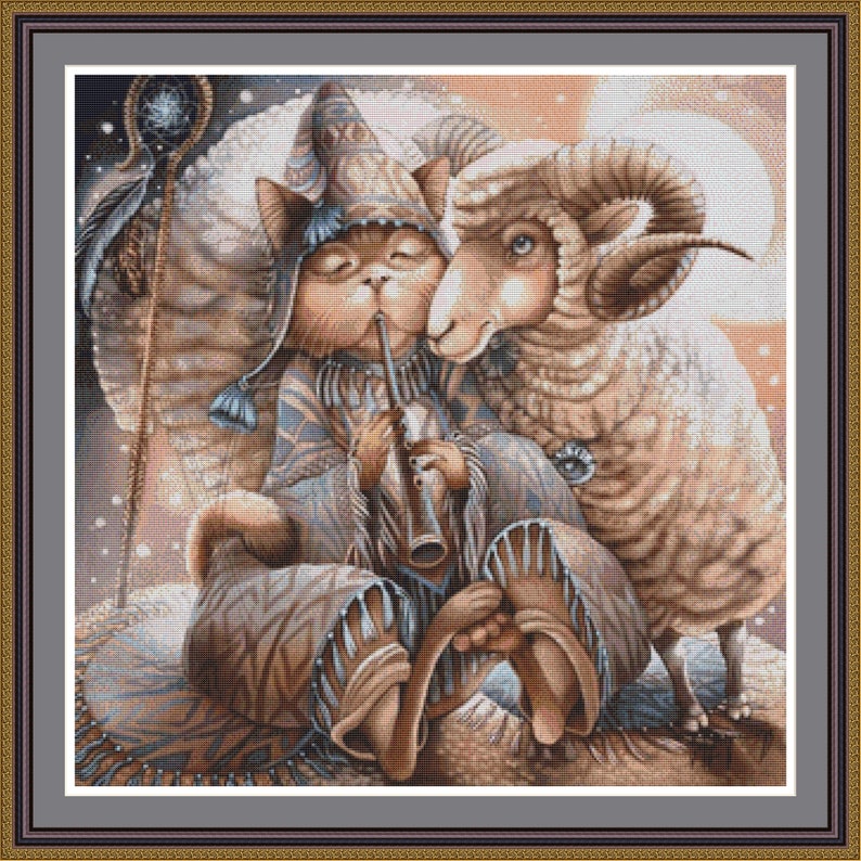 Sign of the Zodiac is Aries Horoscope Fantasy Cross Stitch ...