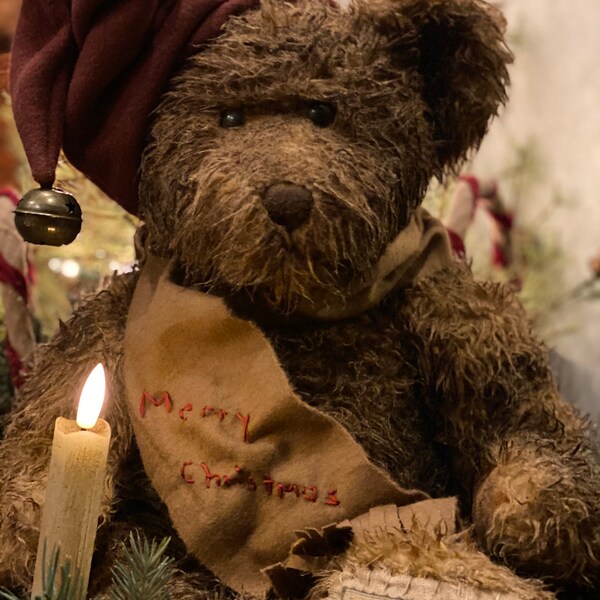 Vintage Christmas Bear