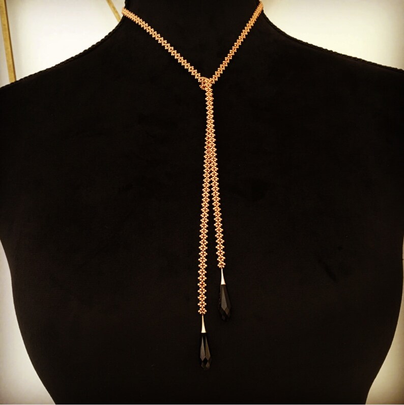 swarovski lariat necklace